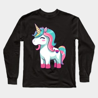 Bisexual Pride Unicorn Long Sleeve T-Shirt